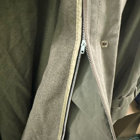 London Fog Men's Trench Coat - Dark Brown size 14 removable lining - Picture 12 of 15